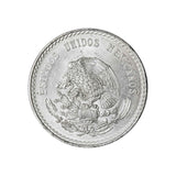 5 Pesos Cuauhtémoc Plata (Año Aleatorio) Bueno-Regular